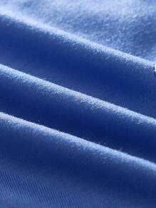 AXEPEAK 3件装男士宽松数码印花拼布圆领短袖T恤