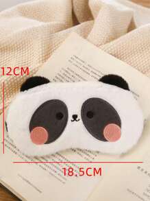 1 buah Masker Mata Panda untuk Tidur, Penutup Mata yang Dapat Bernapas dan Disesuaikan untuk Insomnia, Perjalanan dan Relaksasi, Terapi Panas & Dingin, Anti-Kelelahan Mata Untuk Kamar Tidur, Perjalanan, Kantor, Sekolah - MultiWarna - View 3
