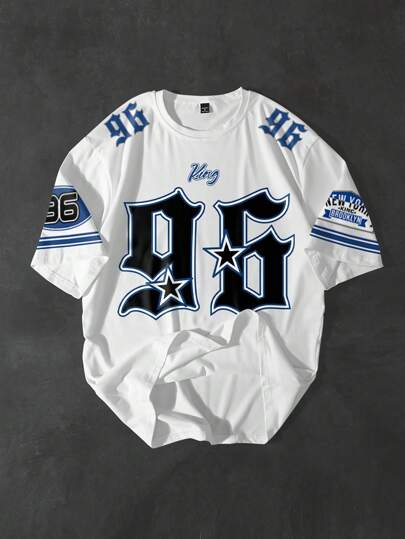 PAVTROS تي شيرت رجالي بياقة مستديرة وأكمام قصيرة، موضة وملائم للصيف