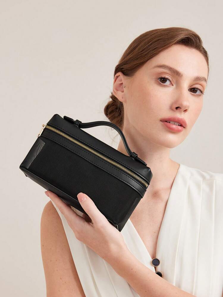 WOMEN'S CASUAL MINIMALIST VERSATILE COMMUTER ZIPPER SHOULDER BAG