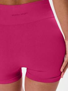 Musera Sport 高腰提臀短裤，适合运动健身和健身房锻炼。 - 珊瑚粉 - 查看 6