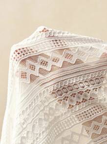 Bohemela Einfaches gestricktes Damen Ösen-Bindehalstop