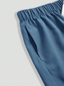 TaskEZ Women Plus Size Solid Color Short Sleeve Top And Pants /Nursing Scrub Uniform