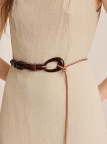 MOTF PREMIUM Knoten PU Schnalle Gürtel