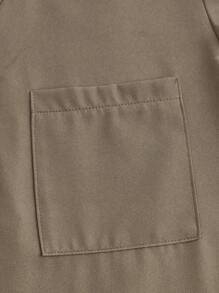 TaskEZ Uniform Set: V-Neck Short Sleeve Tailored Blouse And Drawstring Straight Leg Casual Pants, Scrub Sets