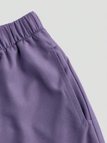 TaskEZ 制服套装：V 领短袖修身衬衫、抽绳直筒休闲裤、手术服套装