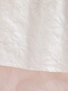 فستان أميرة ذو كتف واحد وأكمام منتفخة مزخرف بالزهور للبنات، ملابس أناقة وارتداء كاجوال لحفلات الأعياد وحفلات الأداء