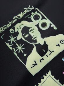 Manfinity EMRG Camiseta gráfica "Momento de Tokio" para hombres