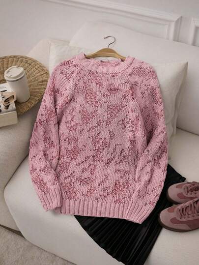 EURMUSE Strickpullover Damen Rosa – Grobstrick Sweater Mit Ajour Muster, Cozy Knitwear #RomantischeOutfits #NeueHerbstmode #BrunchBereit,Jumper,Cream Jumper,Jumpers For Women,Jumpers,Black Jumper,Womens Jumper,White Jumper,Women's Jumper,Women's Jumpers,Winter Clothes