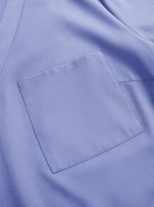 TaskEZ Conjunto de uniforme de enfermería de talla grande con pantalón largo y blusa de manga corta