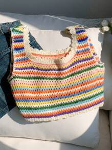 Comfortcana Women's Colorful Simple Knitted Casual Top Going Out Tops Women