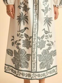 CAJUNI Đầm Maxi Đi Biển Mùa Hè Thường Ngày Có Dây Rút Khoét Hở Lưng, Phong Cách Cottagecore, Màu Xanh Lá Cây Boho Dành Cho Nữ, Kiểu Dáng Kỳ Nghỉ - Nhiều màu - Xem 7