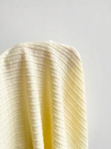 Soleia 女士淡黄色纹理针织肩带上衣，时尚迷人，适合派对、约会、婚礼、下午茶、音乐节、浪漫海滩度假、春夏邮轮度假 - 黃色 - 查看 8