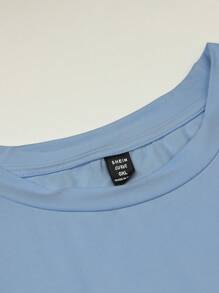 Calvaya Maglietta casual da donna oversize a maniche corte con stampa di slogan
