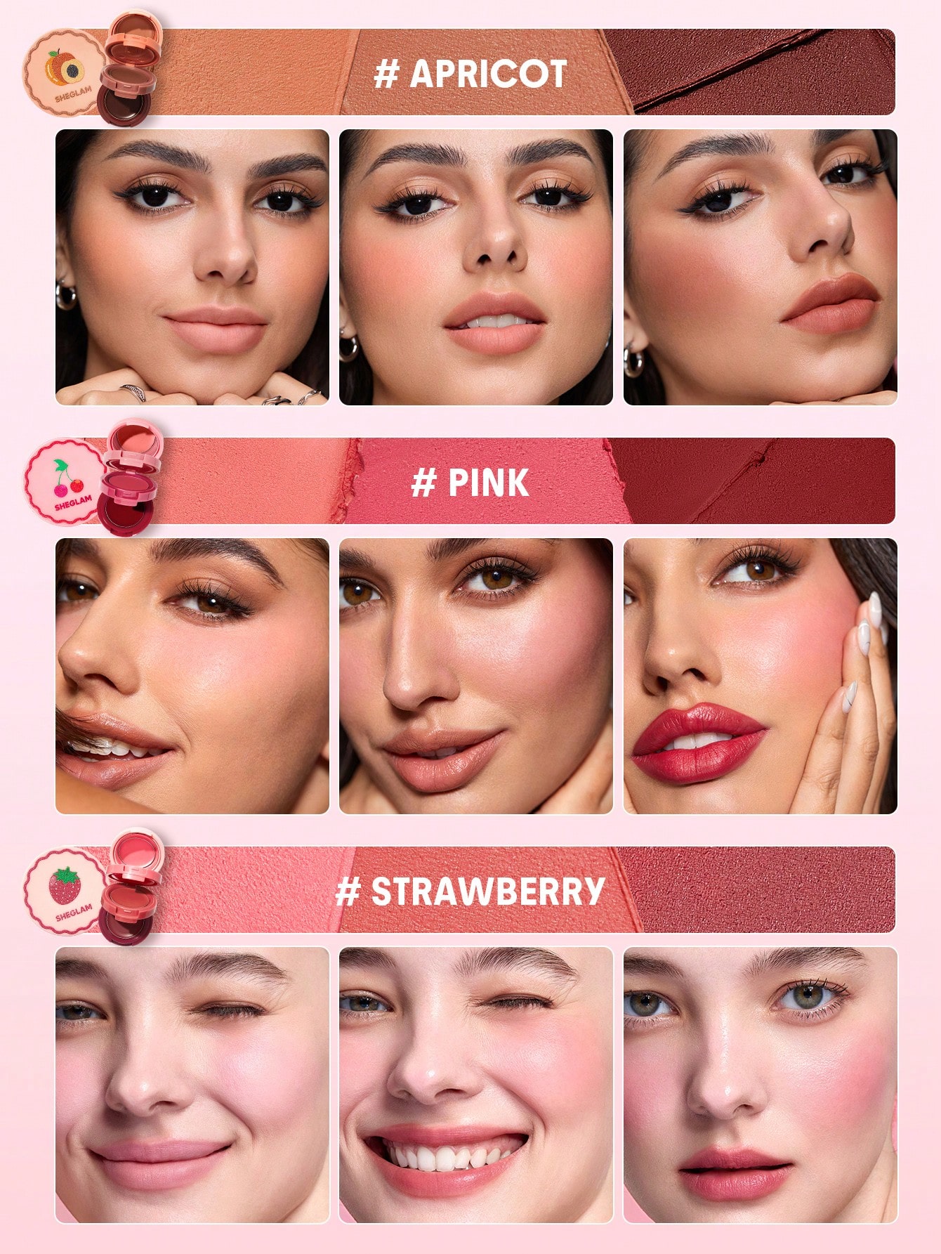 SHEGLAM مجموعة كريم الخدود والشفاه من Very Cherry...