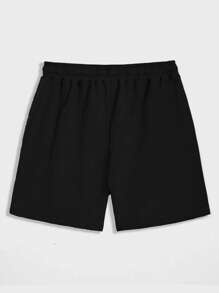 RueChic Bộ áo phông ngắn tay màu trơn và quần short cho nam, trang phục thường ngày mùa hè - Xám - Xem 5