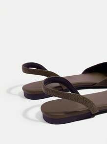 CUCCOO TILAWA Women Casual Comfortable Flat Sandals, Versatile For Daily Wear