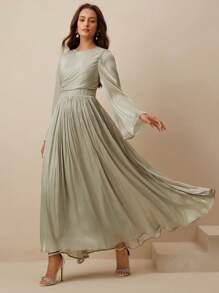 Anewsta Women Long Sleeve Dress, Elegant & Versatile Commute Friendly, Spring/Autumn