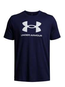 Under Armour UA SPORTSTYLE LOGO UPDATE SS-BLUE - Navy Blue - View 1