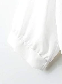 Franclia Ensemble 2 pièces grande taille printemps et été, jupe longue élégante en mousseline de soie, robe de printemps à volants col V, robe d'été bohème habillée, robe de mariage, robe de Pâques romantique, robe de remise des diplômes avec Top extérieur, col chemise, manches lanternes, col en mousseline de soie avec nœud papillon