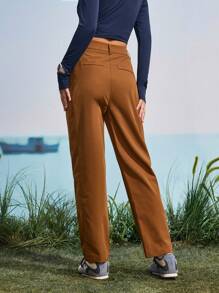 SHEIN In My Nature Pantalones para mujeres para senderismo natural, camping, excursionismo, traslado urbano