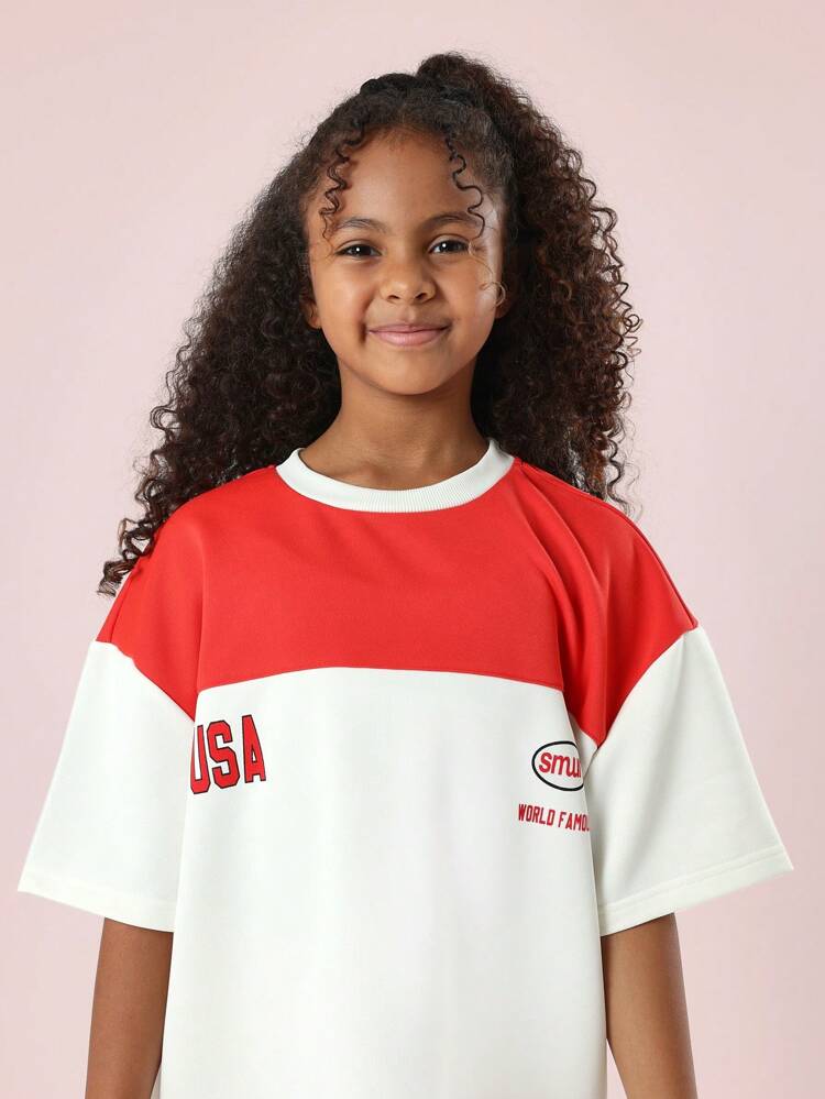 Oversize Long Varsity Jersey T-Shirt