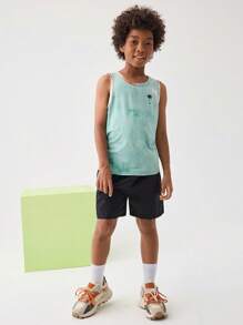 Leap Crew Leap Crew Camiseta De Tirantes Con Estampado De Palmeras De Teñido Anudado Para Jóvenes - Multicolor - Ver 2