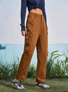 SHEIN In My Nature Pantalones para mujeres para senderismo natural, camping, excursionismo, traslado urbano