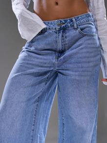 MUSERA Low Rise Wide Leg Oversized Jeans Spring, Summer, Streetwear, Y2k, Cool Girl,City Muse