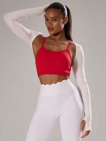  "Musera Sport" Seamless Bolero Sleeve Shrug Active Workout Gym ,Padel, Tennis, Pickleball Gym Fitness