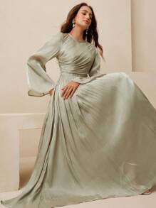 Anewsta Women Long Sleeve Dress, Elegant & Versatile Commute Friendly, Spring/Autumn