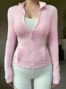 DAZY Chaqueta abierta informal de mujer de punto, ajuste regular para primavera