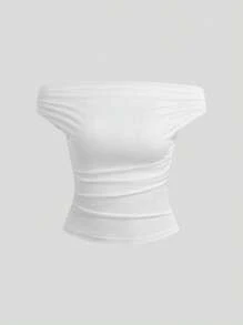 Flirla 3 pièces/Set T-shirts d'été décontractés sexy avec épaules dénudées pour grandes tailles