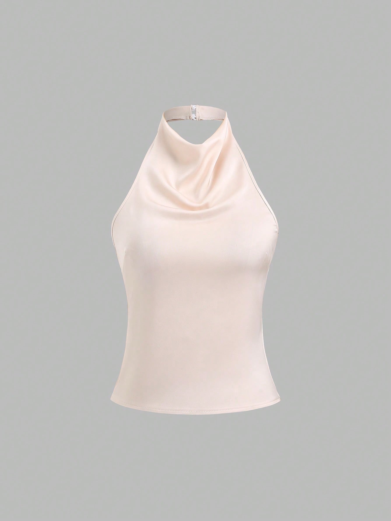 Tied bandage halter crop top