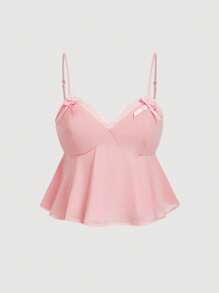 SHEIN MOD Bộ đồ hai mảnh vải chiffon màu hồng dành cho nữ mặc hàng ngày, Bộ đồ 2 món dành cho nữ, Bộ đồ mùa hè, Phong cách Boho, Kỳ nghỉ, Bãi biển, Bộ đồ hai mảnh đi nghỉ mát thư giãn, Trang phục ăn trưa cho nữ, Fairycore, Thanh lịch - Hồng - Xem 4