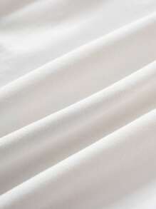 Blippi X SHEIN 小男孩卡通和相机印花白色百搭短袖T恤，夏季