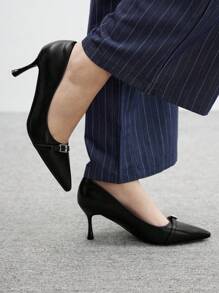 CUCCOO BIZCHIC Décolleté neri sexy e alla moda con tacco alto e punta affusolata, adatti per andare al lavoro, appuntamenti, feste e occasioni formali