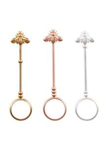 SHEIN 1pc, Golden Bee Cigarette Holder, Elegant Cigarette Holder Ring Rack, Cigarette Finger Clip Ring Holder