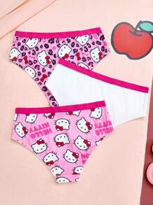 HELLO KITTY AND FRIENDS | SHEIN سروال داخلي قصير ملائم للمقاسات الكبيرة بنمط كرتوني جميل