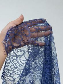 Sunnyshic Plus Size Gradient Lace Knit Sexy Sheer Vacation Pants Fall Cloth For Women - Multicolor - View 6