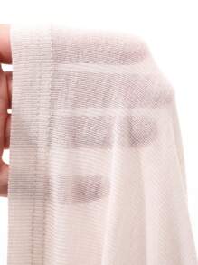 Dazy Plus Camiseta de manga larga suelta de unicolor con diseño de espalda descubierta, estilo de vacaciones