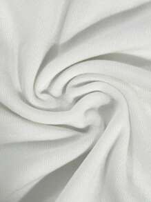 INAWLY Áo thun bó sát thiết kế túi cổ chữ V, áo cánh thông minh nhẹ nhàng đa năng mùa hè dành cho nữ - trắng - Xem 5