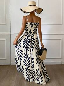 Livesso Women's Summer New Floral Print Beach Holiday Dress