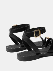 Styleloop 女士平底凉鞋，波西米亚风格，复古美式，波西米亚风，西部风，音乐节，派对，海滩，度假