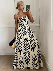 Livesso Women's Summer New Floral Print Beach Holiday Dress