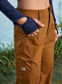 SHEIN In My Nature Pantalones para mujeres para senderismo natural, camping, excursionismo, traslado urbano
