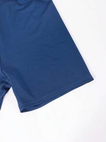 2 paia di pantaloncini atletici neri semplici, con vita a strati, aderenti, adatti per uso quotidiano, estate