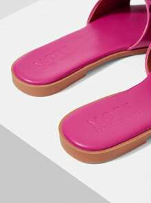 MOTF PREMIUM WOMEN'S SIMPLE FLORAL ROUND TOE FLATS, ELEGANT COMFORTABLE SLIP-ON CASUAL DRESS SHOES FOR WORK, DATE, PARTY, FORMAL OCCASIONS FOR CHRISTMAS - Pink - View 4