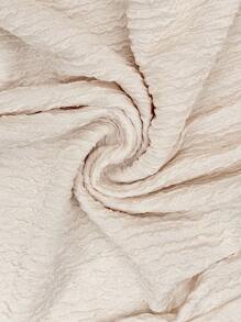 SHEIN Pregnant Women's Solid Color V-Neck Ruffle Sleeveless Casual Jumpsuit For Summer Vacation