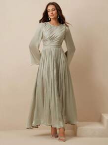 Anewsta Women Long Sleeve Dress, Elegant & Versatile Commute Friendly, Spring/Autumn